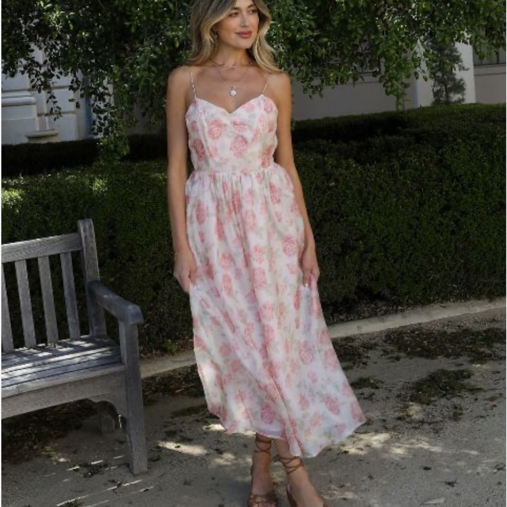 NWT Vici Storia Chiffon Dress